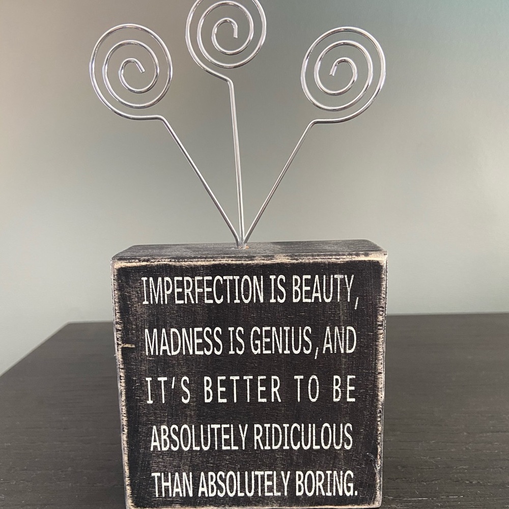 NWOT Triple Photo Holder